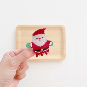 Girl Hair Claw Santa Small Christmas (GHP9588)